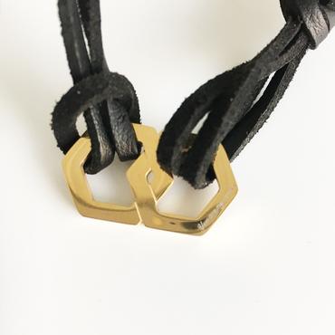 BOND GOLD BRACELET - HEX TIE