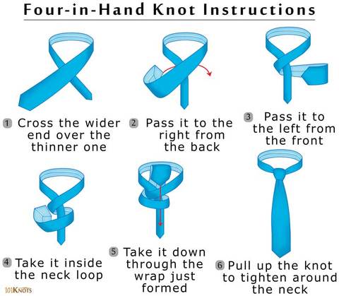 Four in hand knot