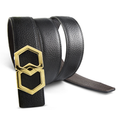 Canary Espresso Brown Noche Belt Reversible + Free Rosso/Caviar Leather