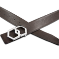 Metale Espresso Brown Noche Belt Reversible