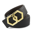 Canary Espresso Brown Noche Belt Reversible + Free Rosso/Caviar Leather