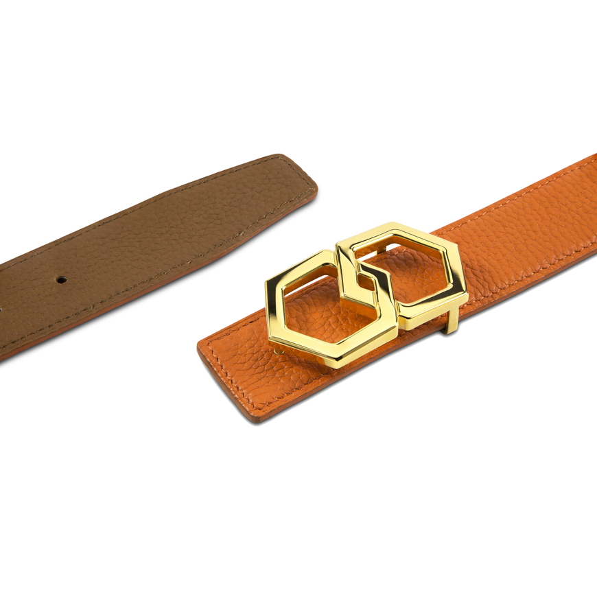 Canary Cappucino Arancini Belt Reversible