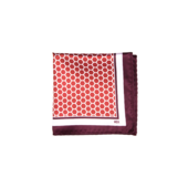 ROSSO HEXAGONO Pocket Square