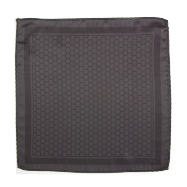 CARBONO HEXAGONO Pocket Square