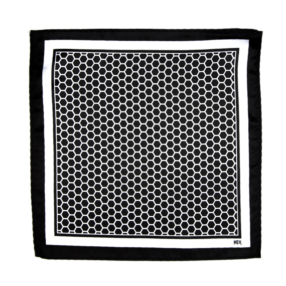 NEGRO & BLANCO Pocket Square