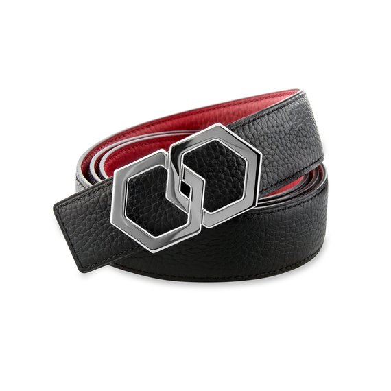 Metale Rosso Noche Belt Reversible