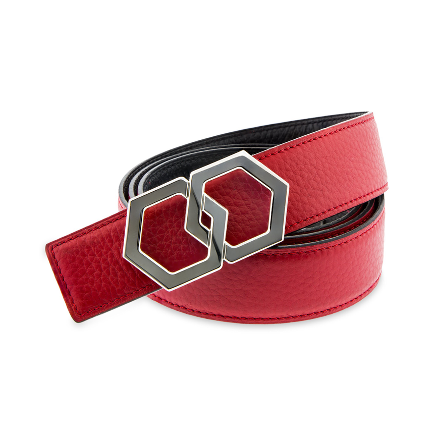 Metale Rosso Noche Belt Reversible